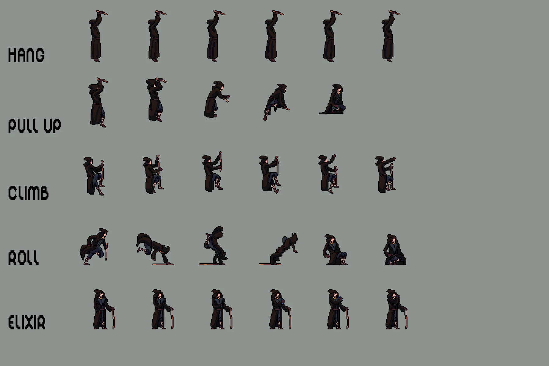 Wizard Pixel Art Sprites Pack 2