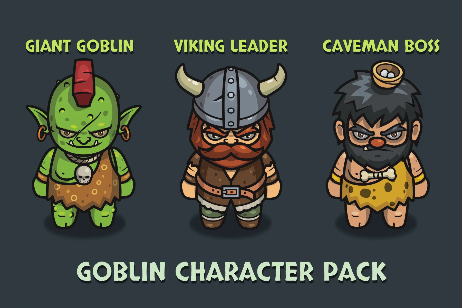 Top-Down Boss Character 4-Direction Pack