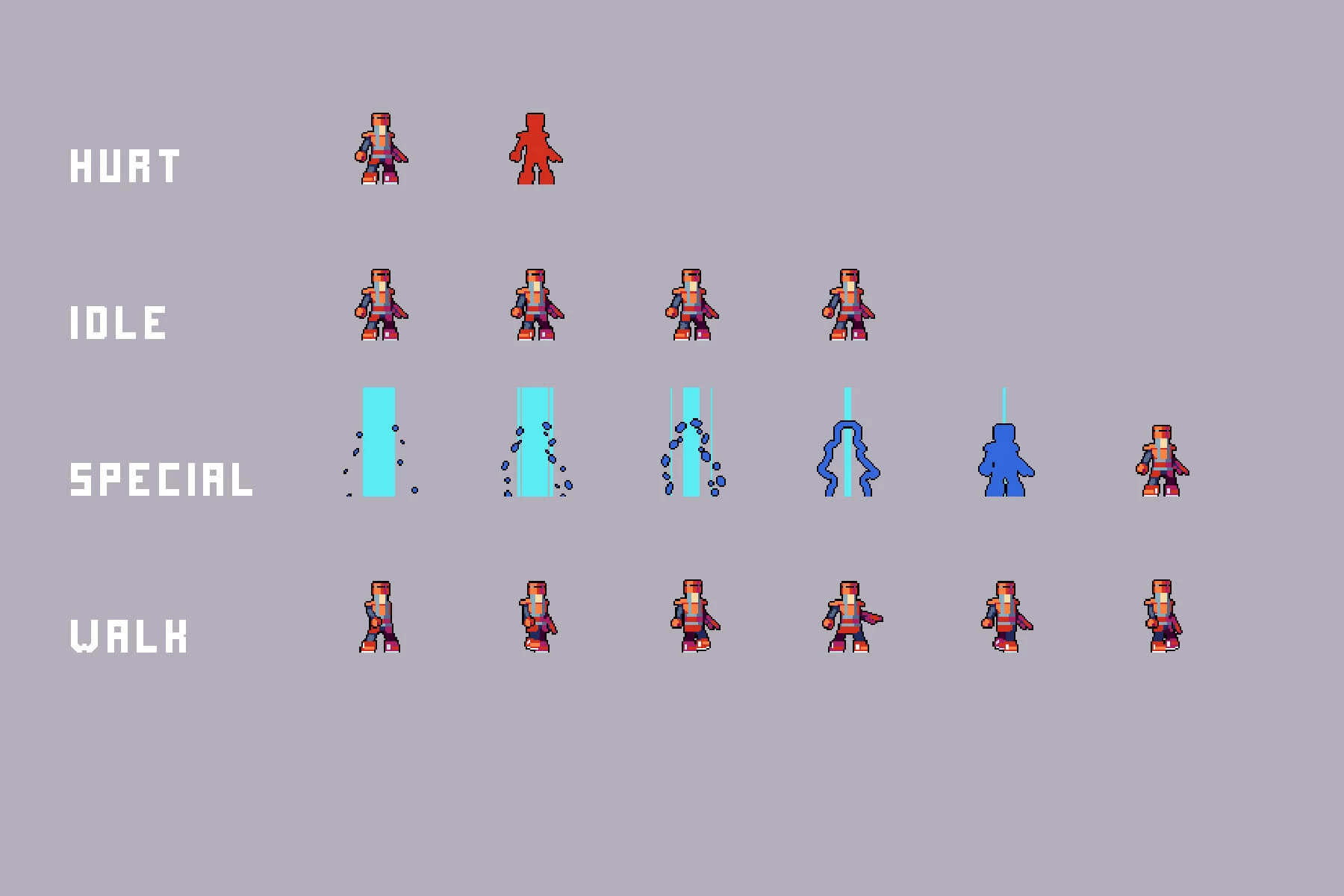 Robots Pixel Art Sprite Sheet Pack