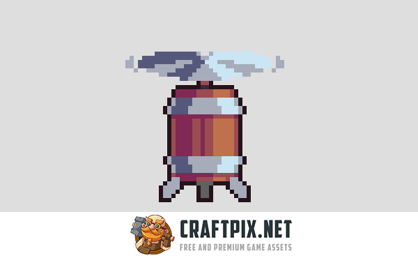Engineering Game Assets Pack Pixel Art
