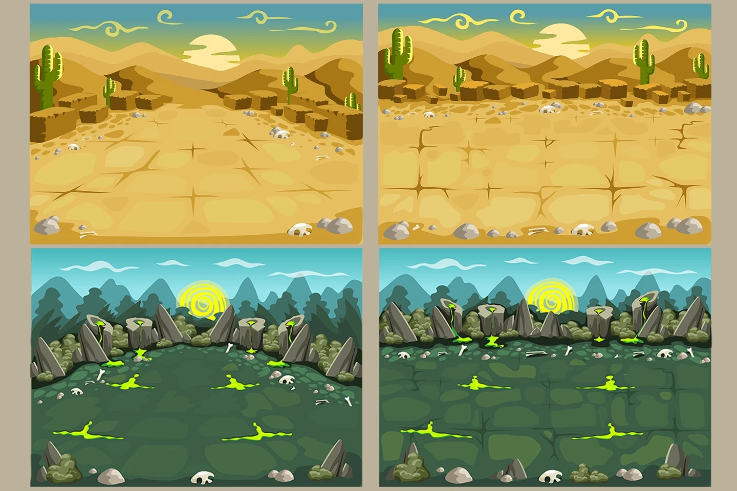 2D Battle Backgrounds