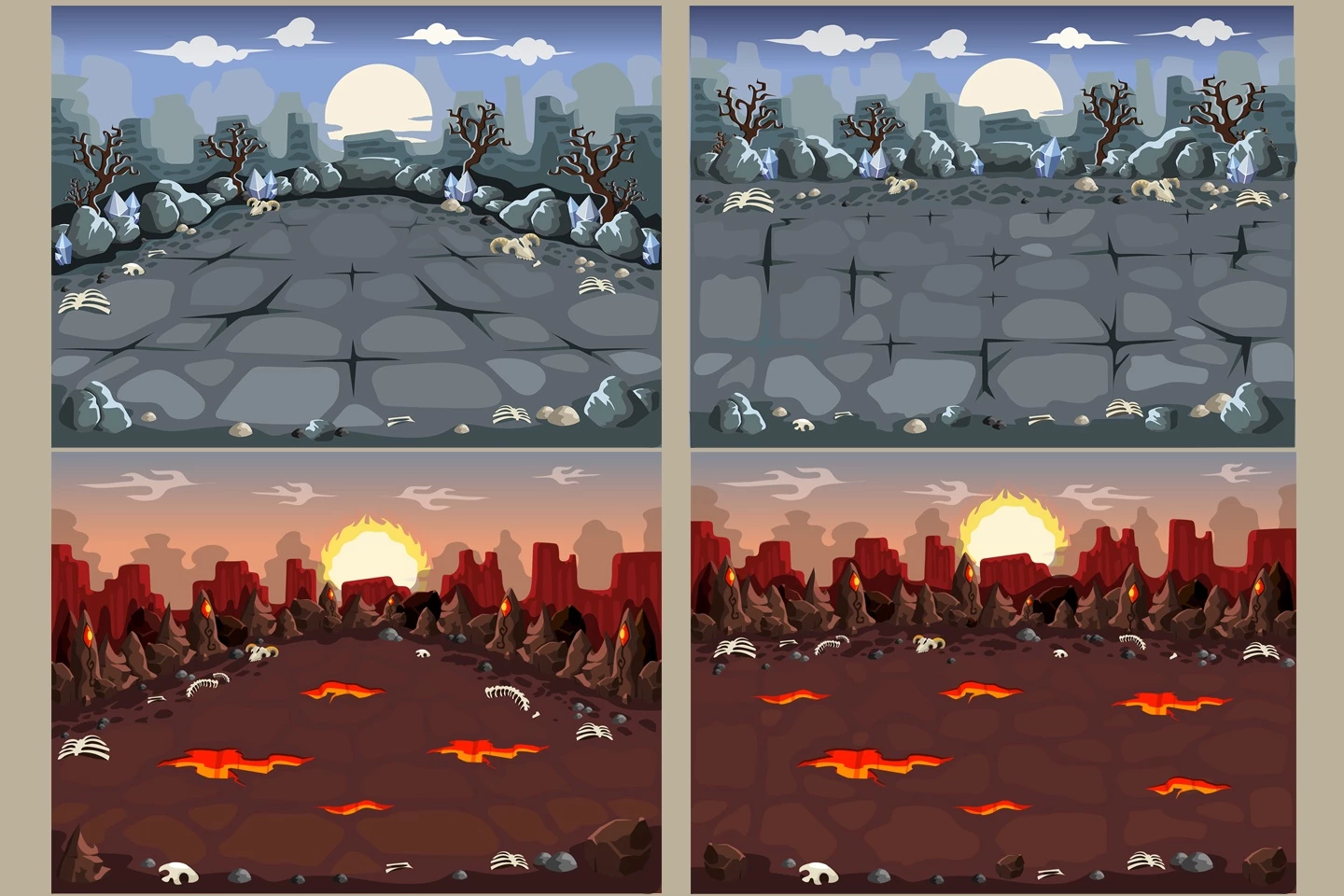 2D Battle Backgrounds