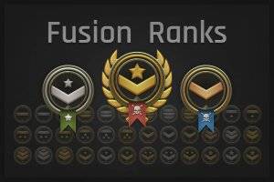 Fusion Ranks游戏等级图标素材包