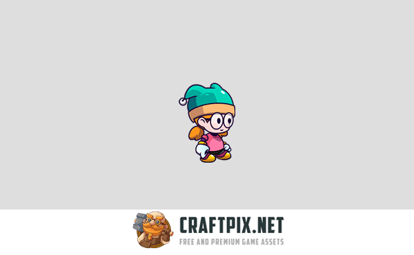 Animated Character Sprites Vector Pack