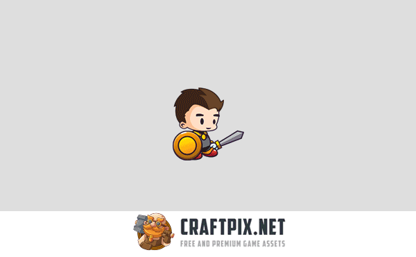 Animated Character Sprites Vector Pack