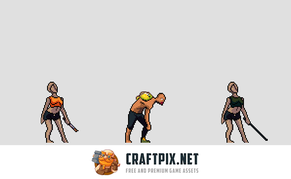 Mutant Character Sprites Pixel Art