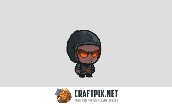 Chibi Dark Oracle Character Sprites