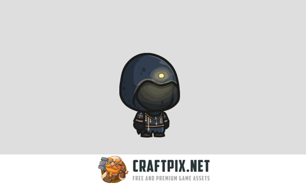 Chibi Dark Oracle Character Sprites