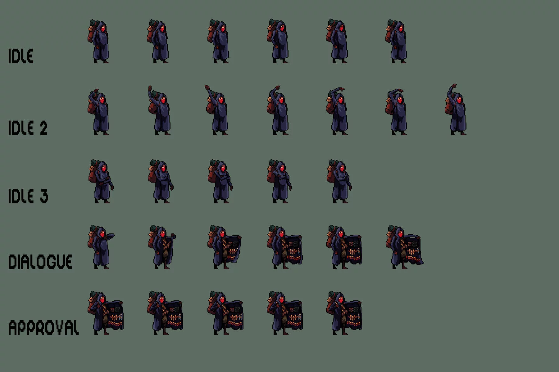 City Trader Character Sprite Sheets Pixel Art