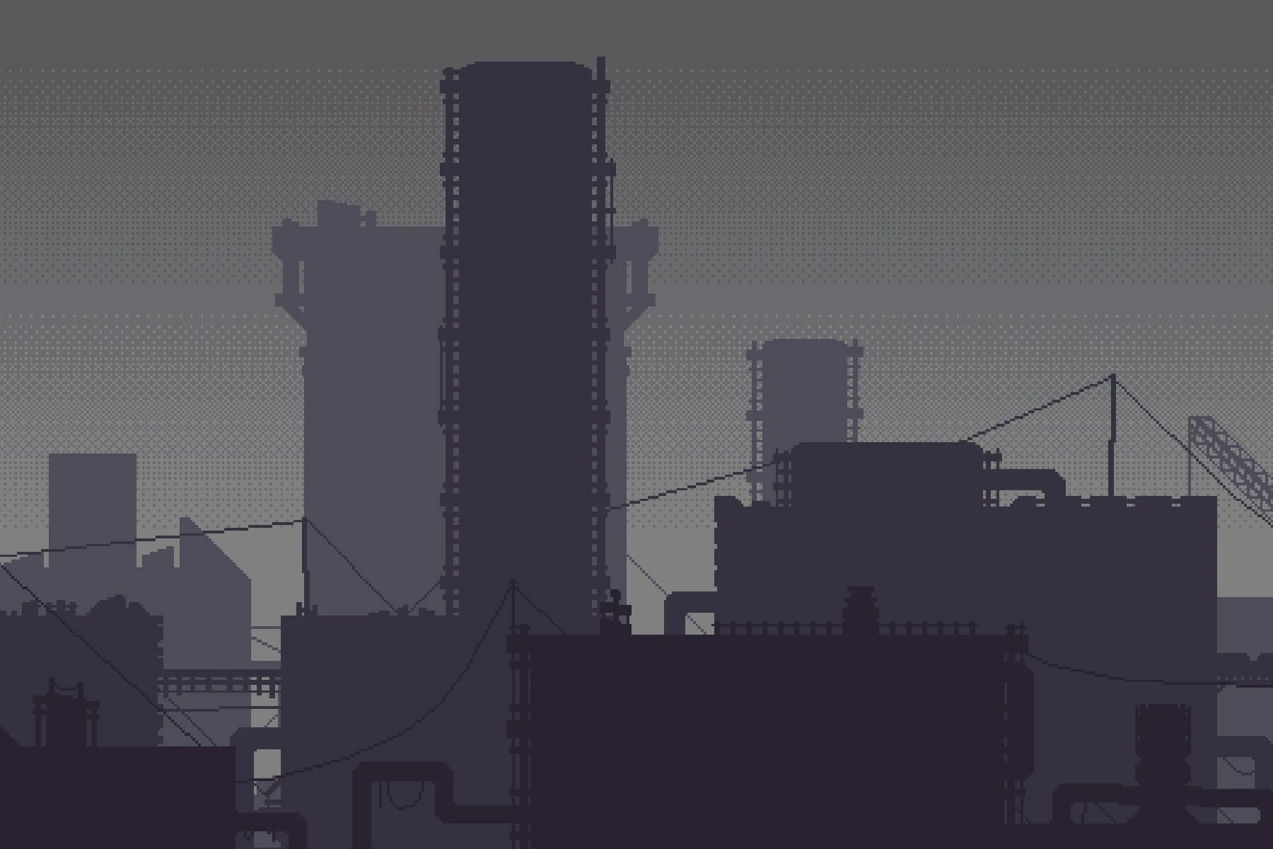 Power Station Tileset Pixel Art