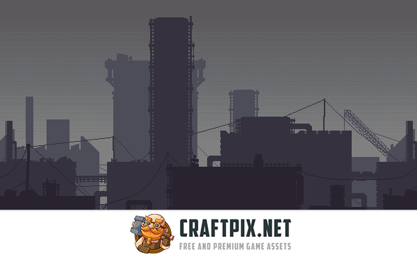 Power Station Tileset Pixel Art