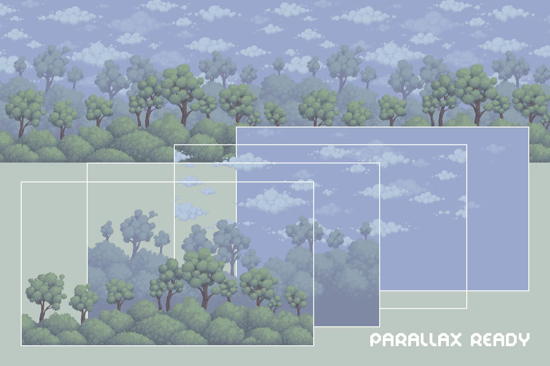 Platformer Game Tileset Pixel Art