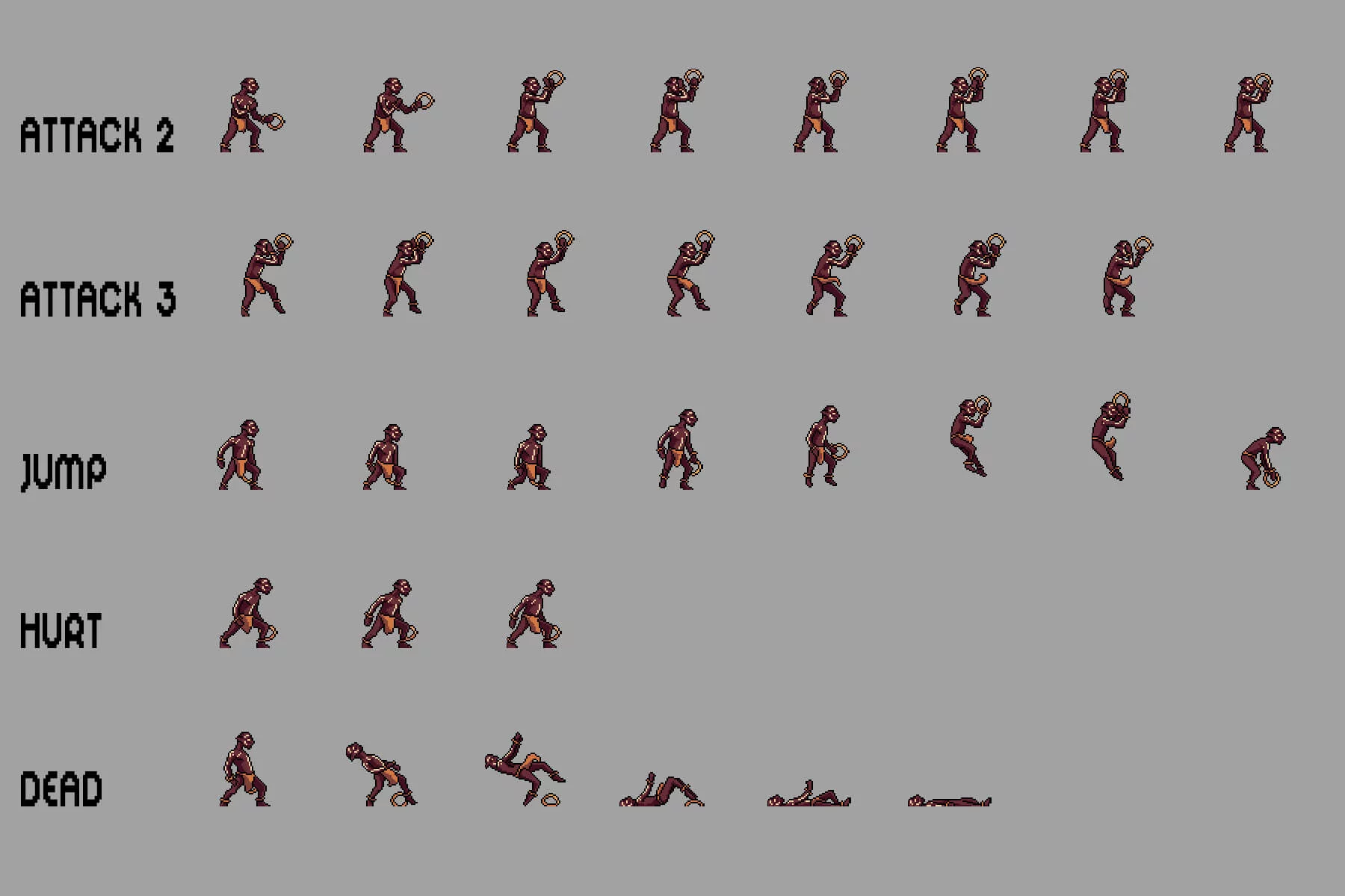 Goblin Character Sprites Pixel Art