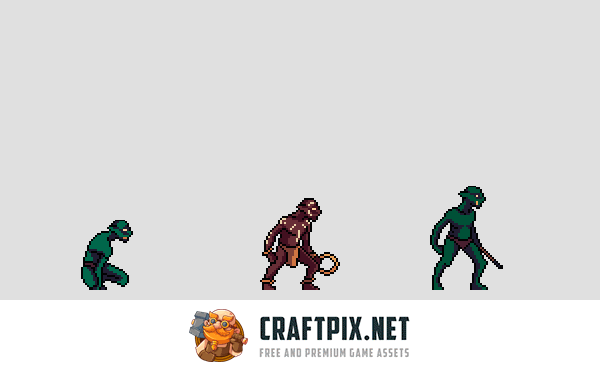 Goblin Character Sprites Pixel Art