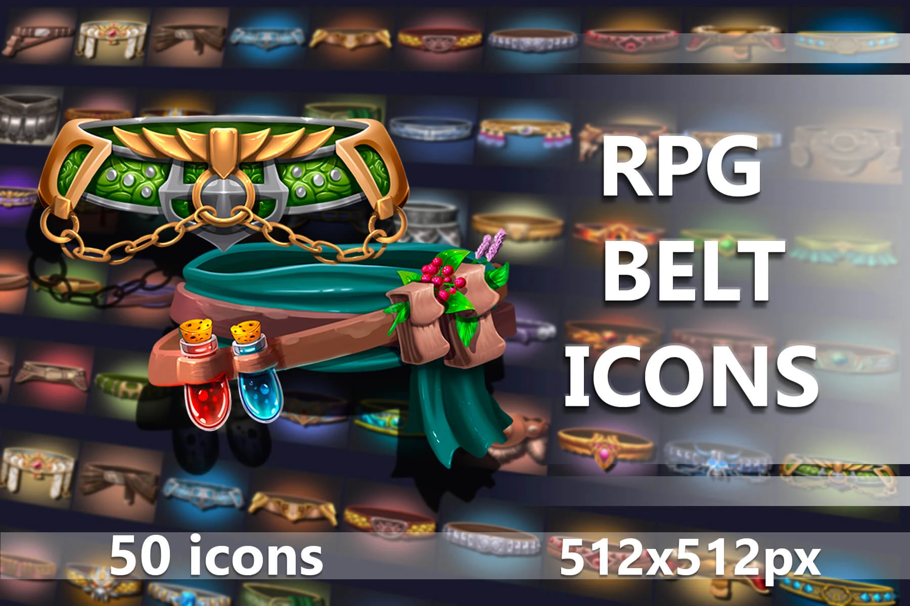 RPG Belt Icons
