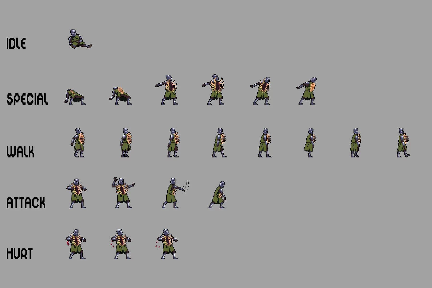 Mimic 2D Pixel Character Sprite Pack