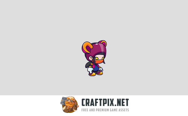 Colorful Cartoon Characters Asset Sprite Pack