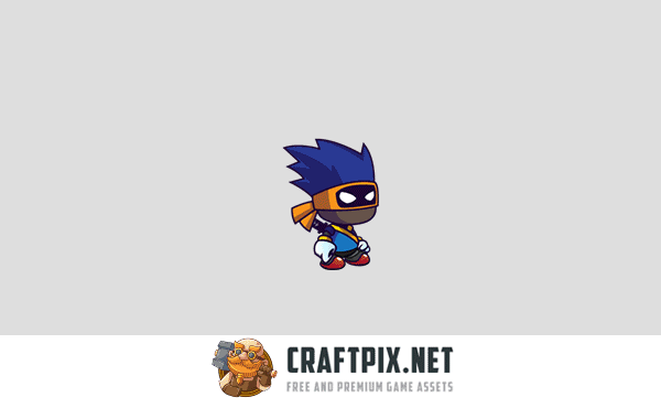 Colorful Cartoon Characters Asset Sprite Pack