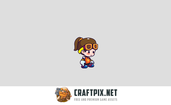 Colorful Cartoon Characters Asset Sprite Pack