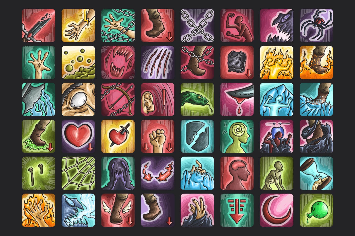 DeBuff Skill Icon Pack