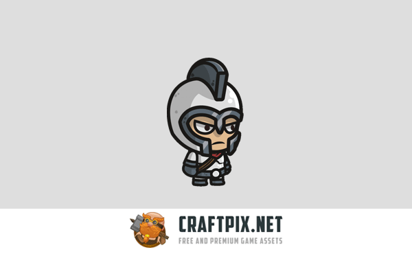 Armored Knight Chibi 2D Game Sprites