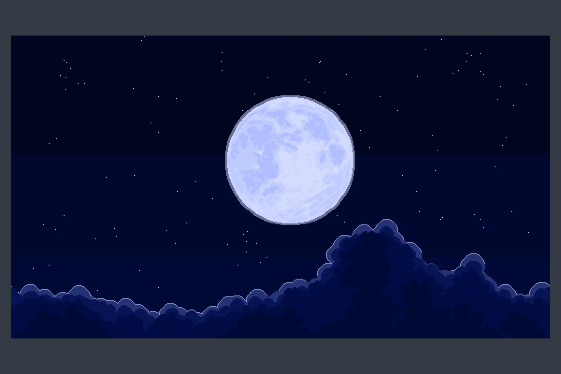 Moon Pixel Game Backgrounds
