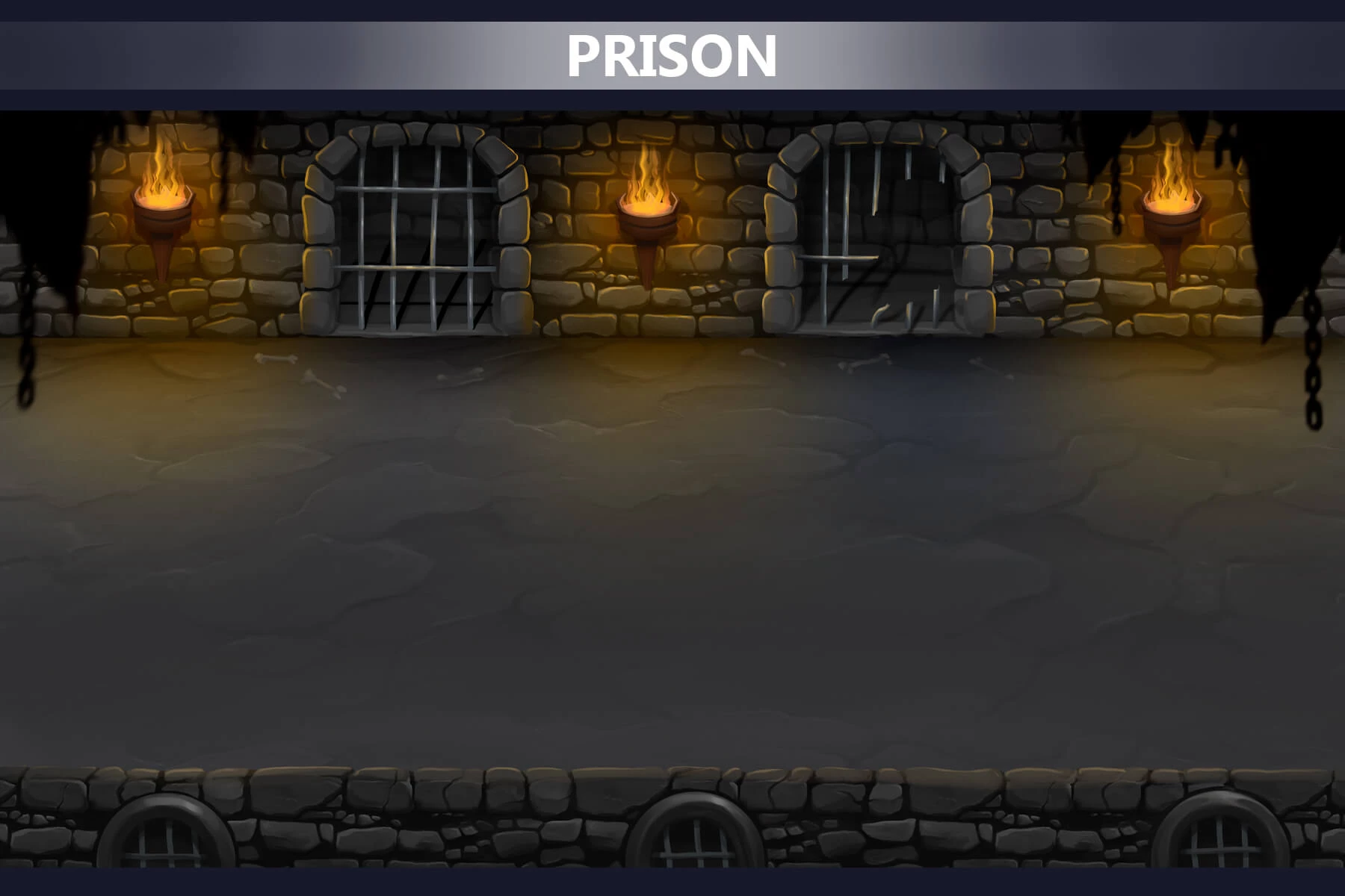 Castle Horizontal Battle Backgrounds