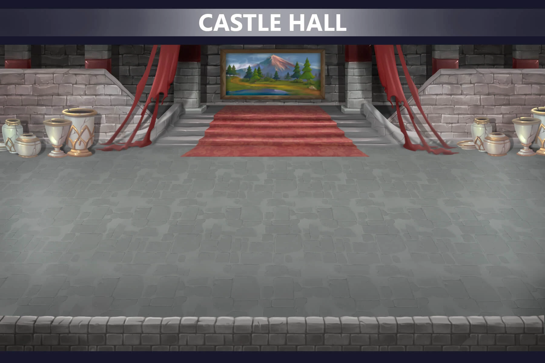 Castle Horizontal Battle Backgrounds