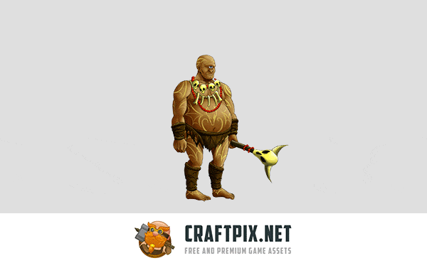 2D Game Cyclops Character Sprites