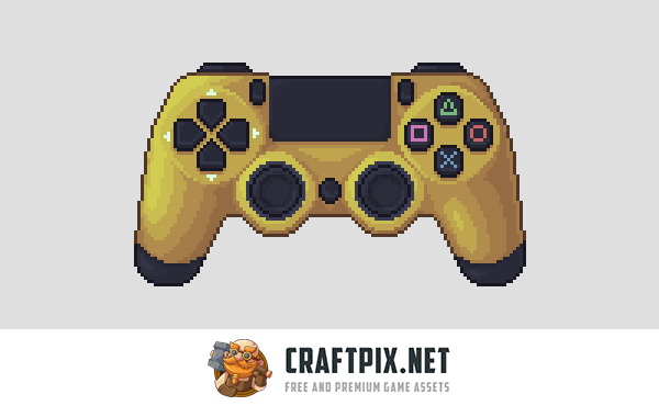 Gamepads and Controllers Pixel Art Asset Pack