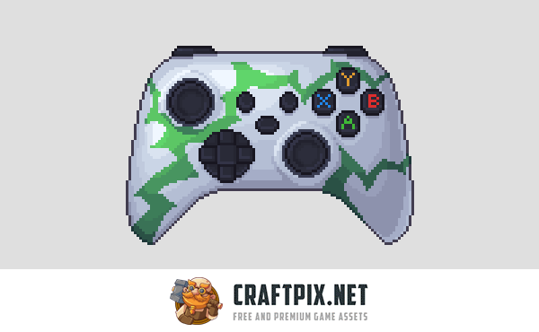 Gamepads and Controllers Pixel Art Asset Pack