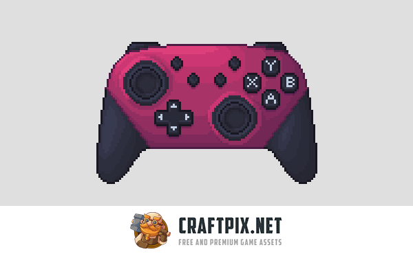 Gamepads and Controllers Pixel Art Asset Pack