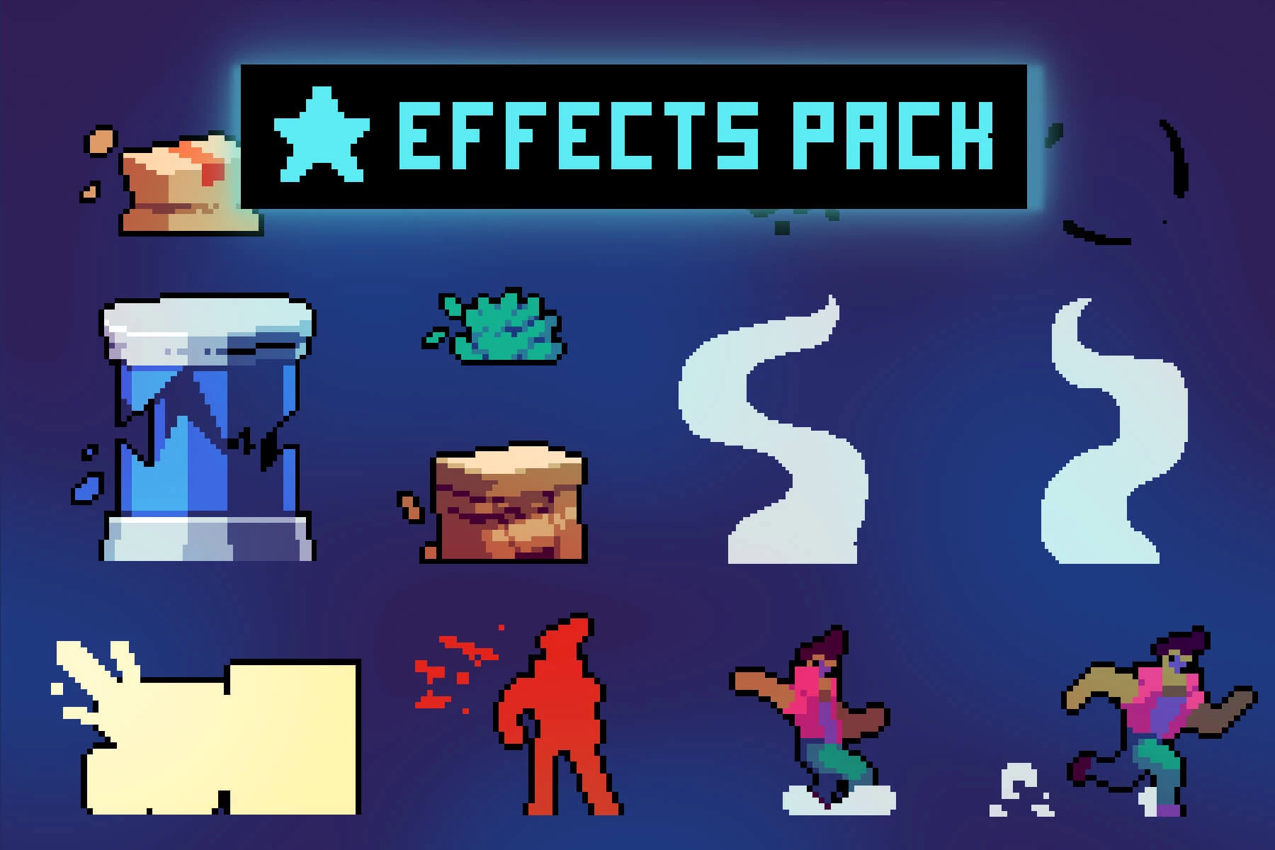 Effects for Platformer Pixel Art Pack