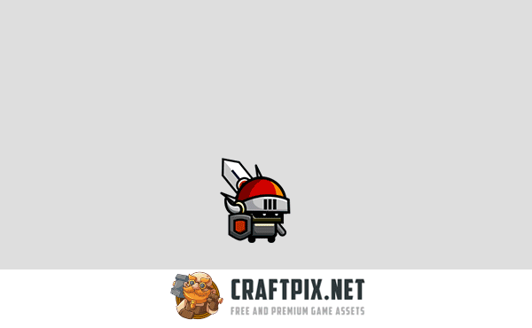 6 Mini Knight Characters