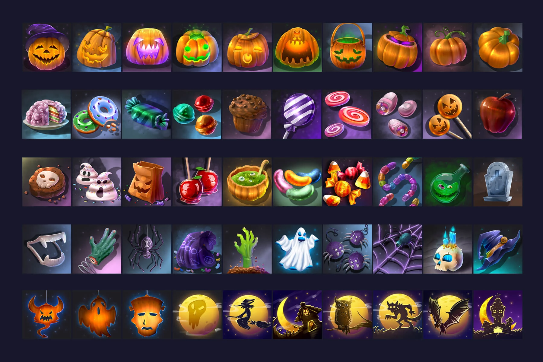 RPG Halloween Icons