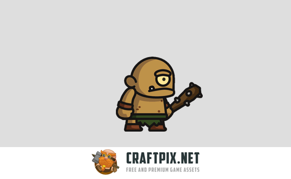 Cyclop Tiny Style 2D Character Sprites