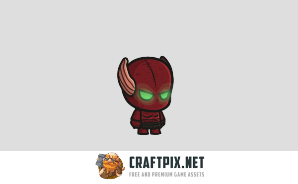 Chibi Blood Demon Character Sprites