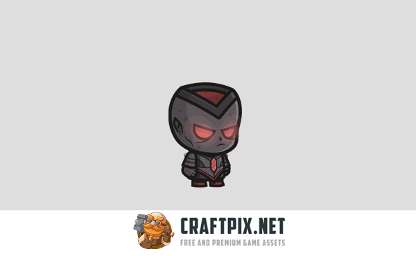 Chibi Blood Demon Character Sprites