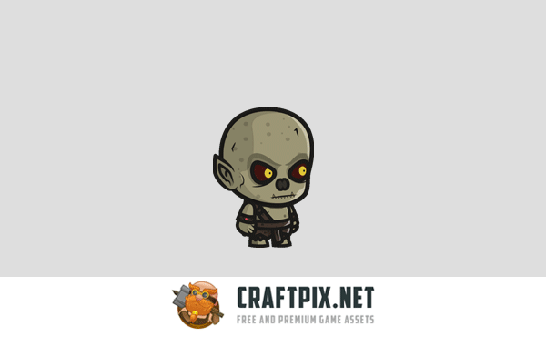 Ghoul, Lich, Mummy Chibi 2D Game Sprites