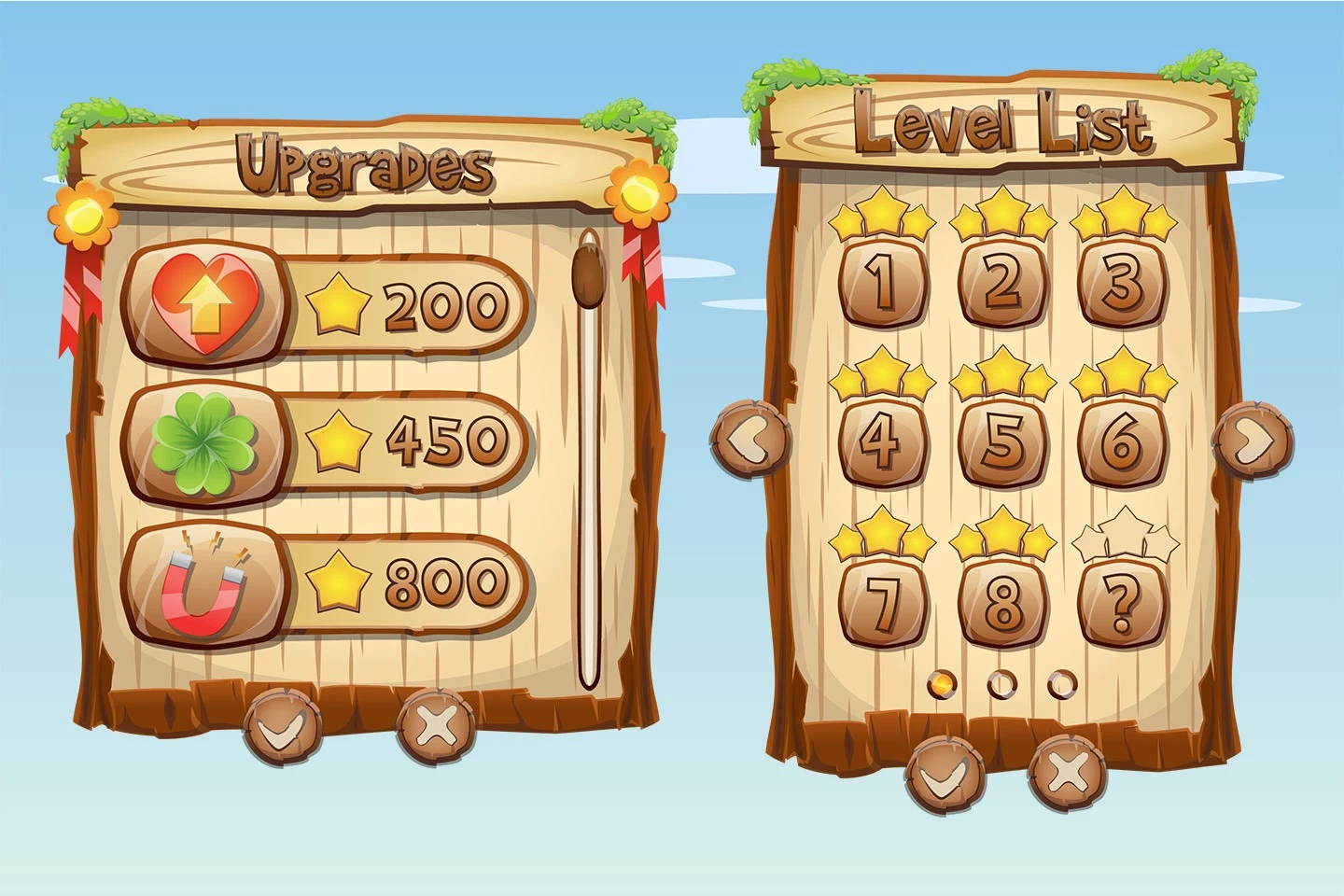 Wooden GUI