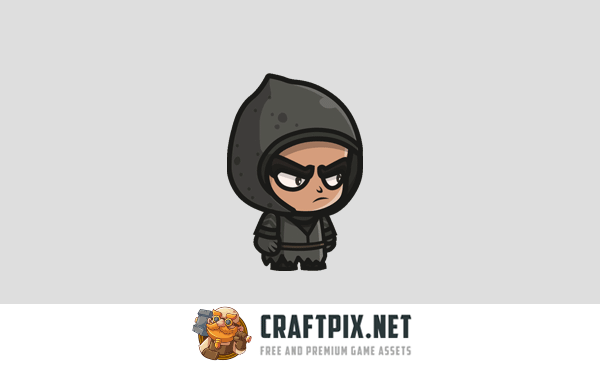 Ghoul Hunter Chibi Character Sprites
