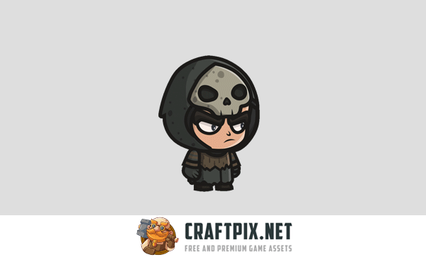 Ghoul Hunter Chibi Character Sprites