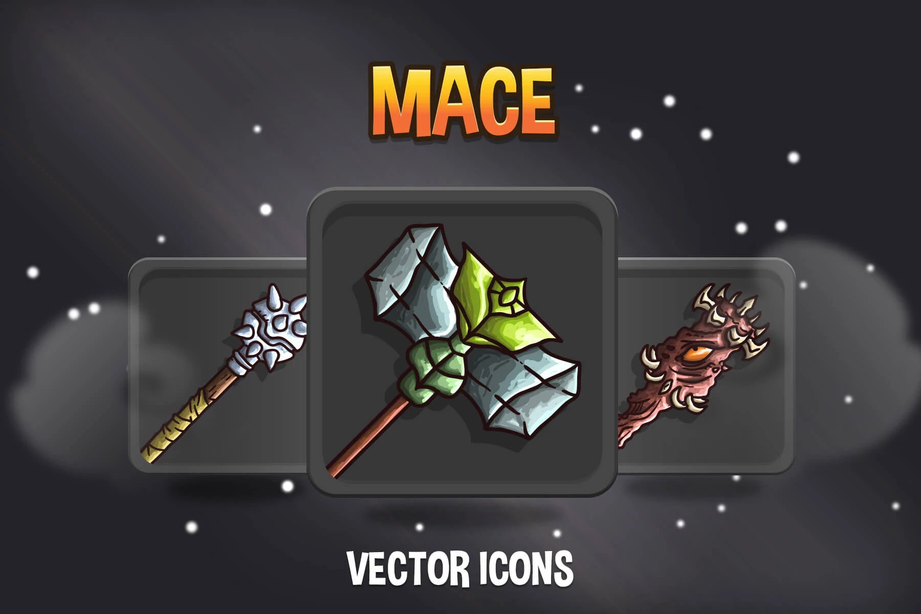 Mace RPG Game Icons