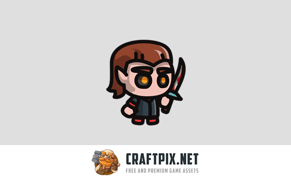 Vampire Tiny Style 2D Character Sprites