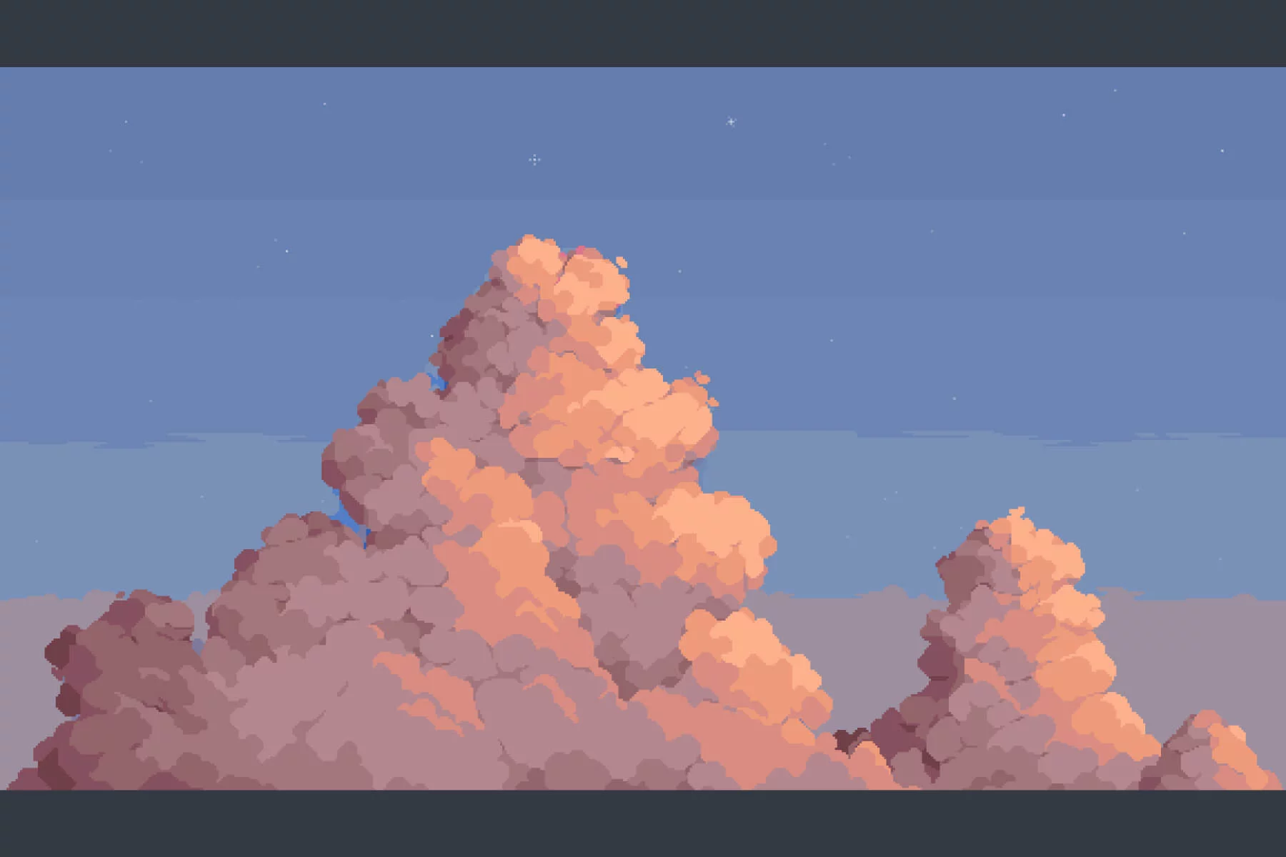 Pixel Art Cloud and Sky Backgrounds