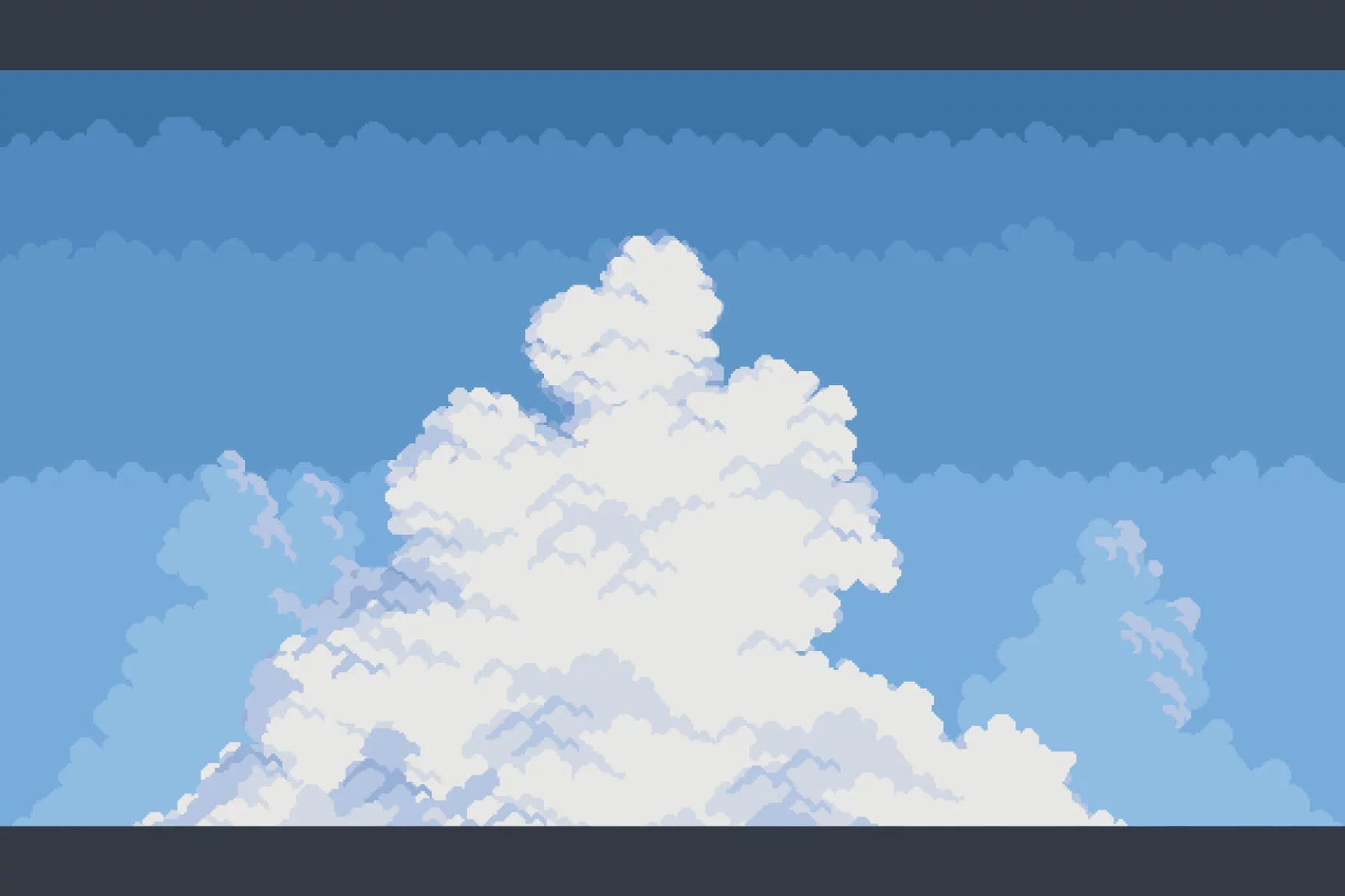 Pixel Art Cloud and Sky Backgrounds