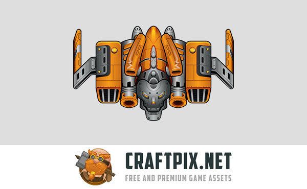 Boss SpaceShip Game Sprites
