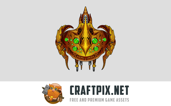 Boss SpaceShip Game Sprites
