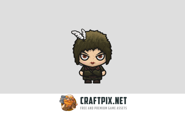 Archer 4-Direction Woman Character Sprites