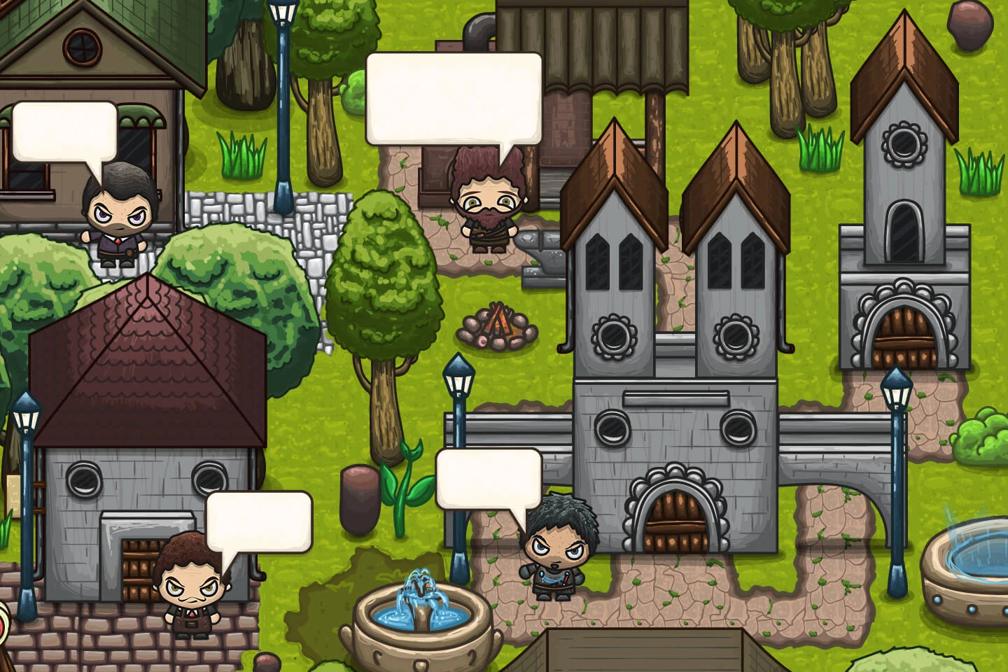 Blacksmith, Herbalist, Hunter, Jeweler NPC Character Pack